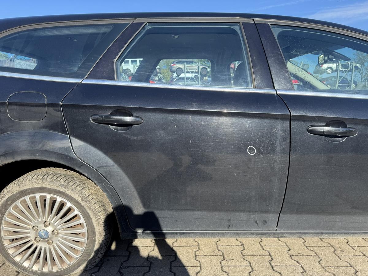 Ford Mondeo BA7 original T&uuml;r hinten rechts Panther Schwarz Kombi Rohbau Bj.2008